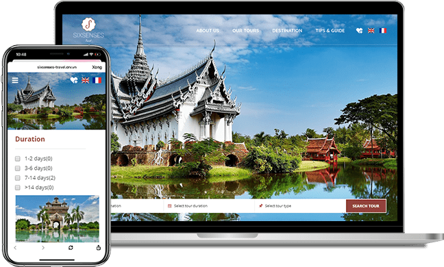 Thiết kế website du lịch