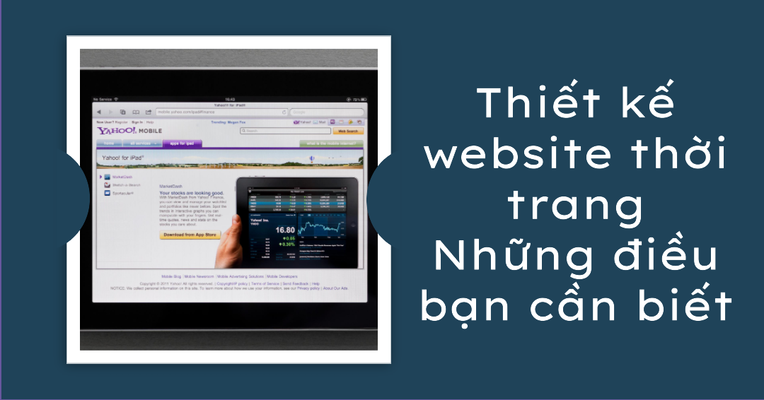 Thiết kế website thời trang - Những điều bạn cần biết